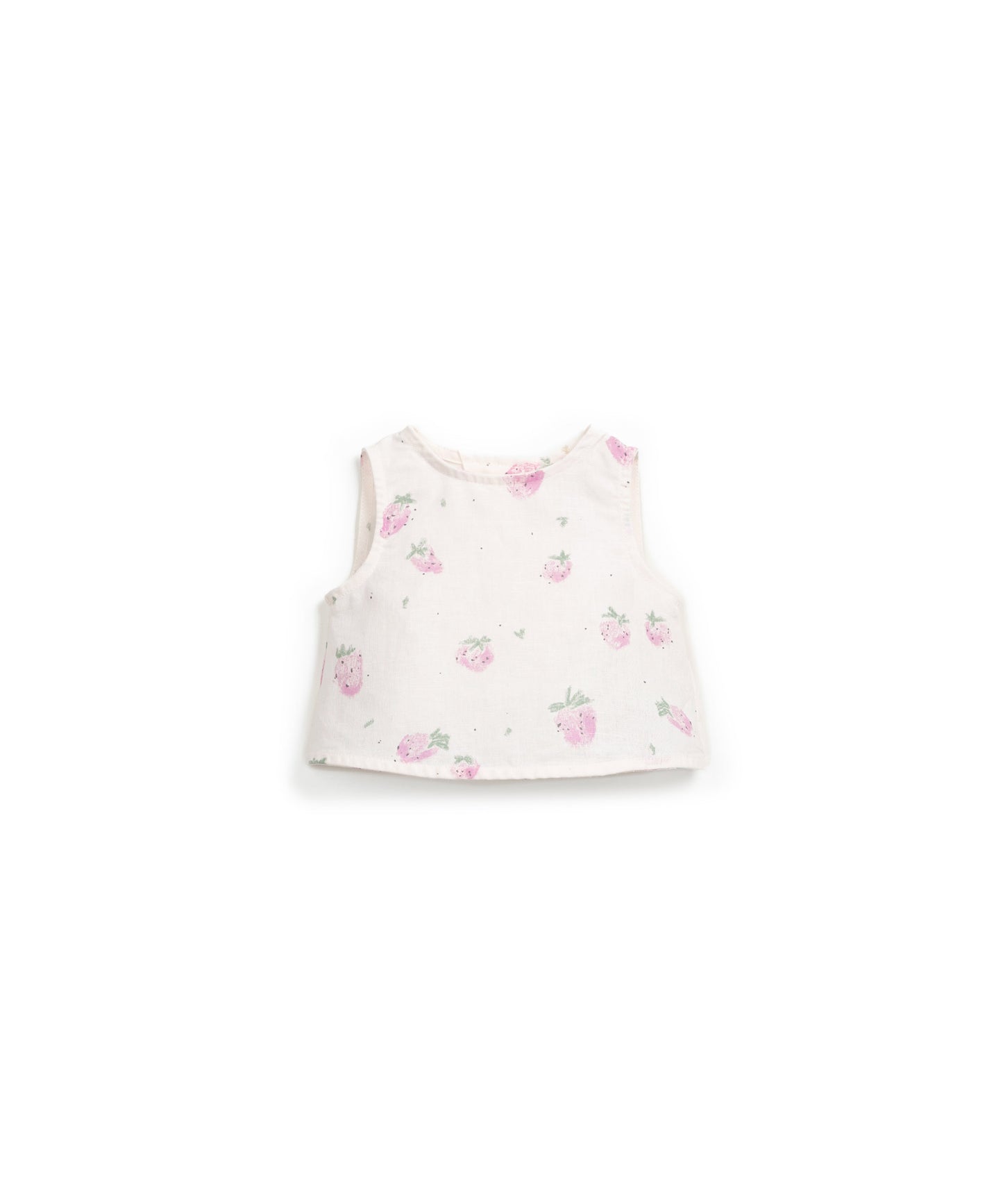 Conjunto culetin y camiseta sin magas fresas