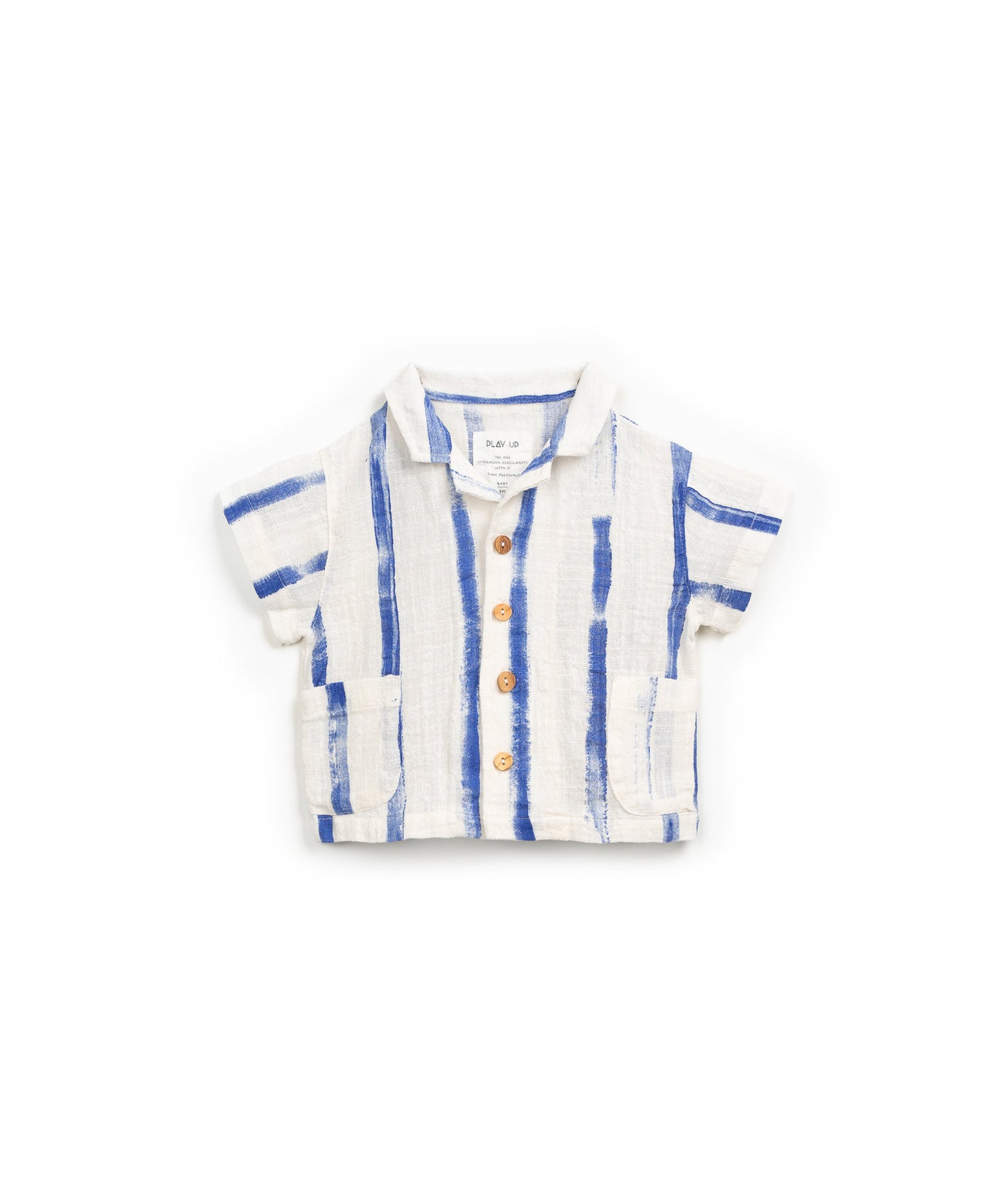 Camisa rayas azul y blanca