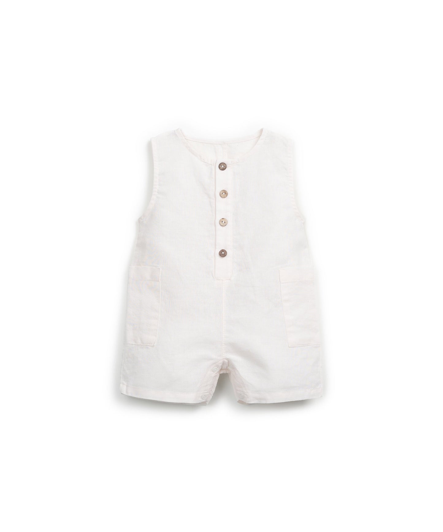 Mono corto lino blanco
