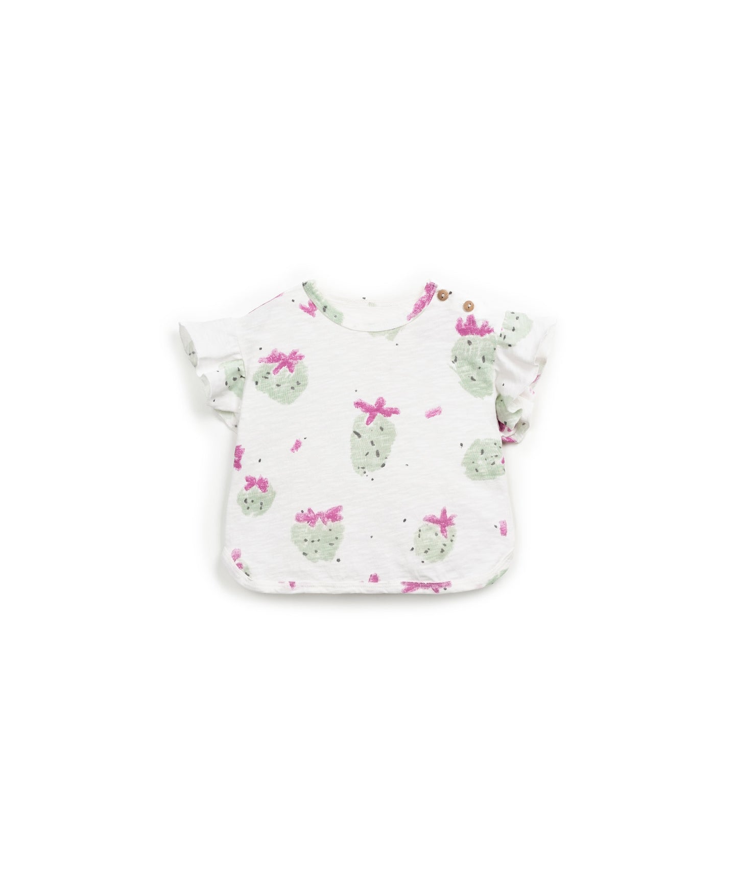 Camiseta manga corta fresas baby