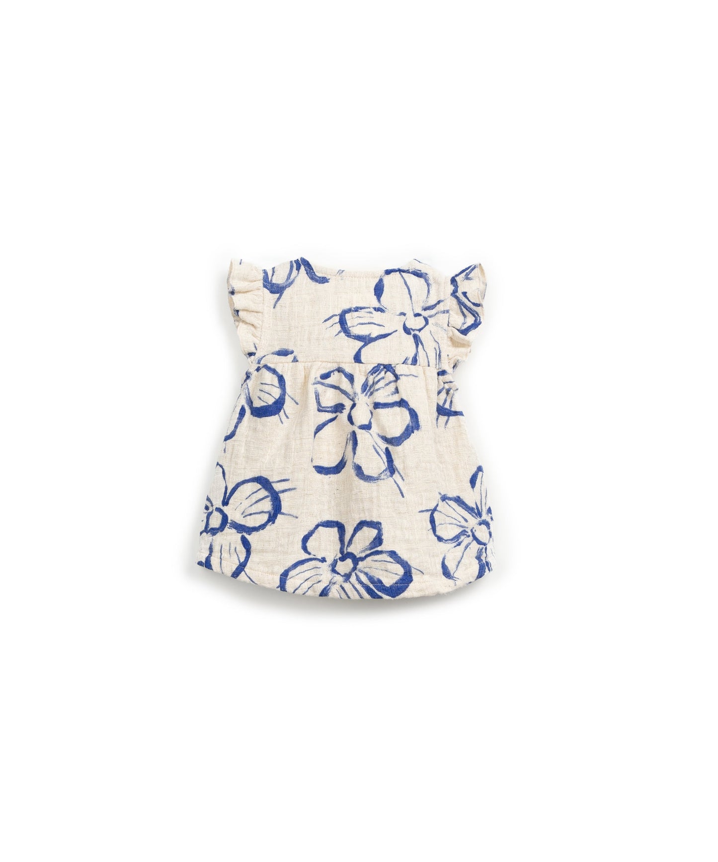 Vestido lino estampado floral baby