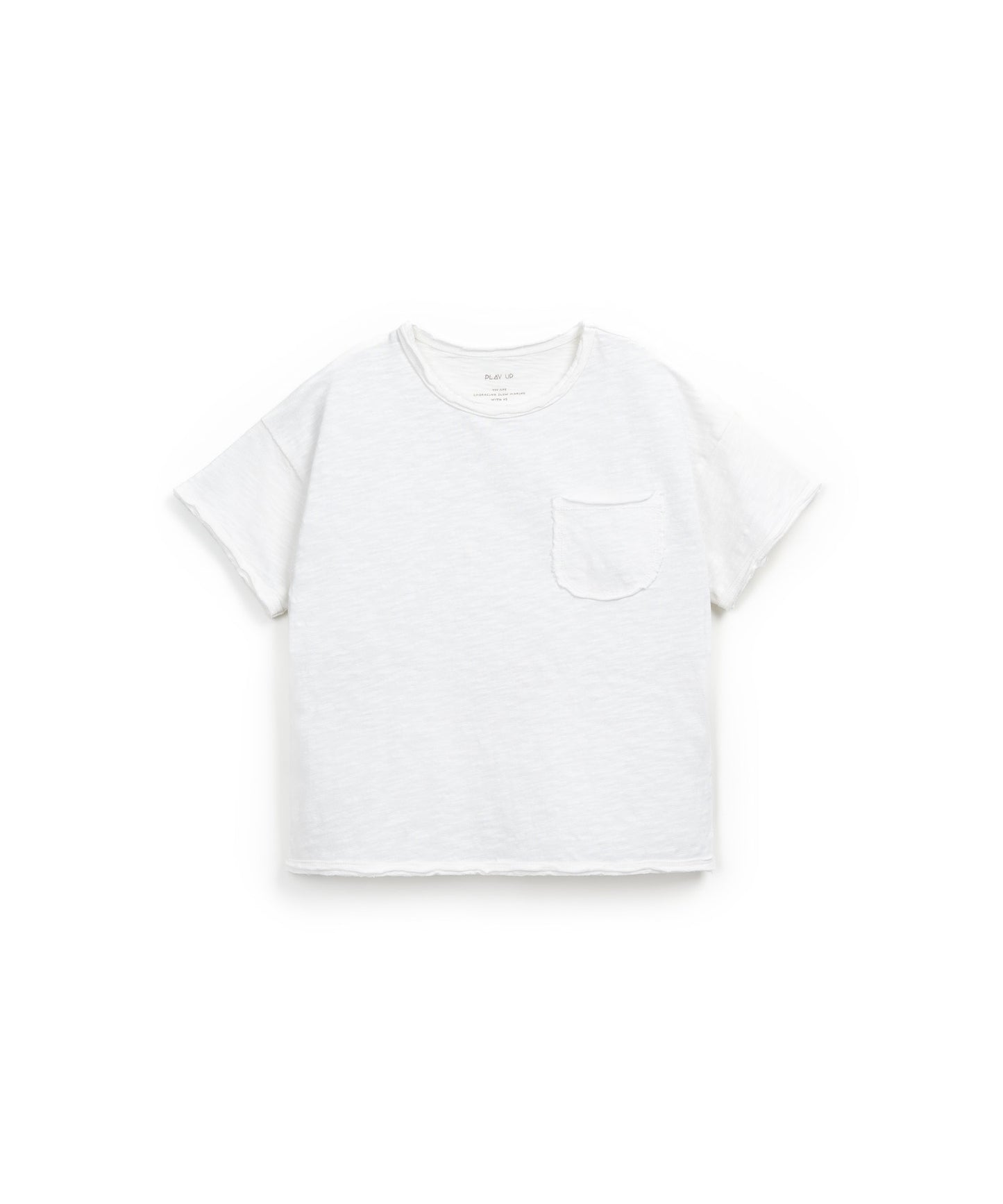 Camiseta blanca de manga corta
