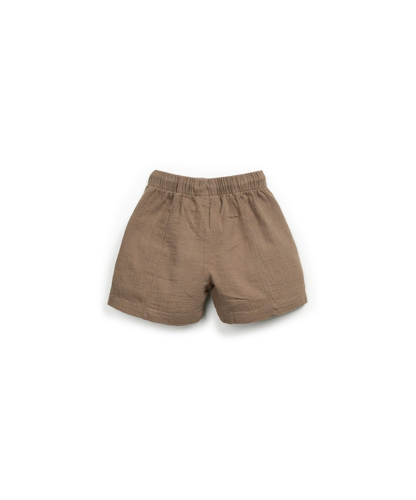 Pantalón corto algodón marrón
