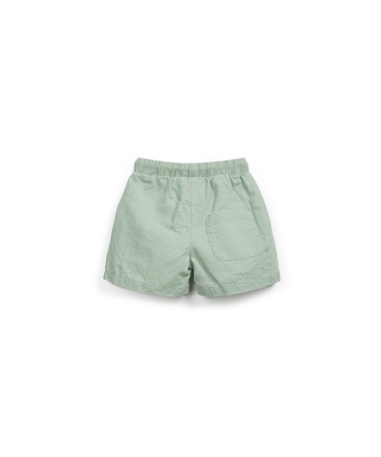 Pantalón corto lino verde