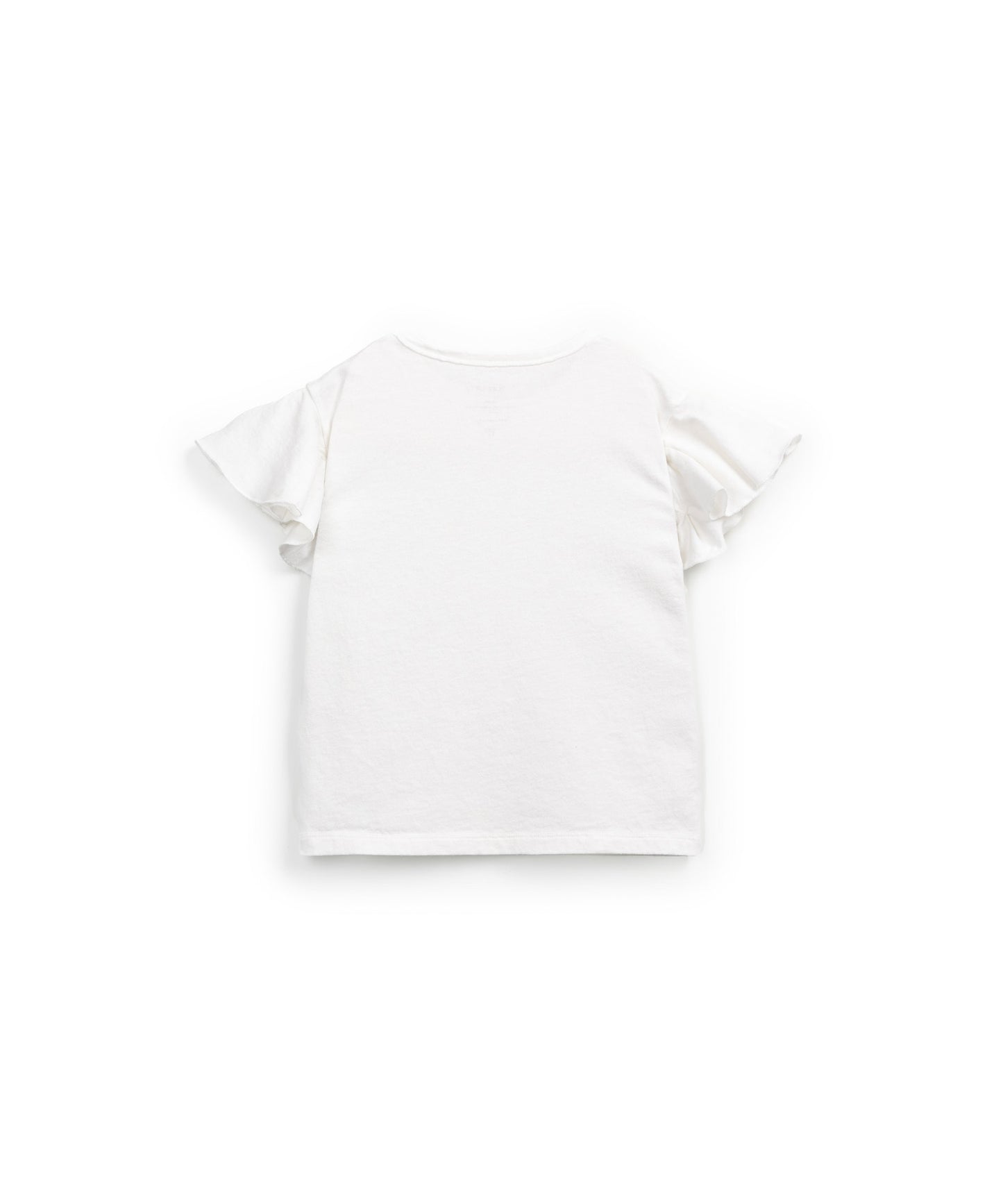 Camiseta blanca con volante