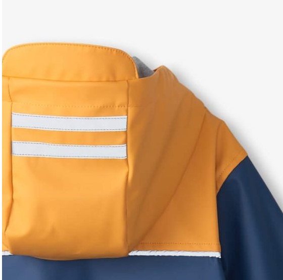 Chaqueta impermeable Yellow and navy