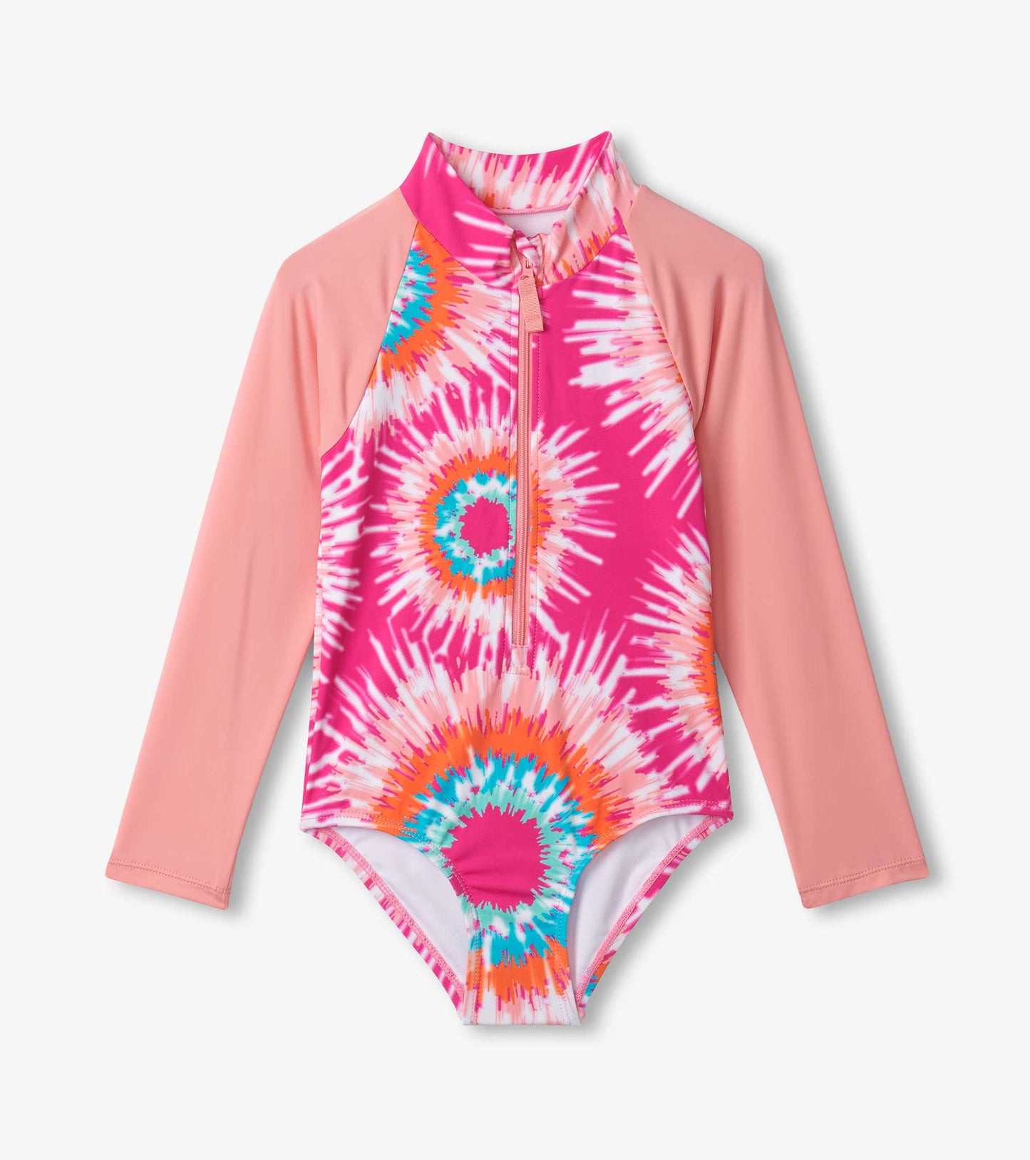 Bañador manga larga rosa TIe dye
