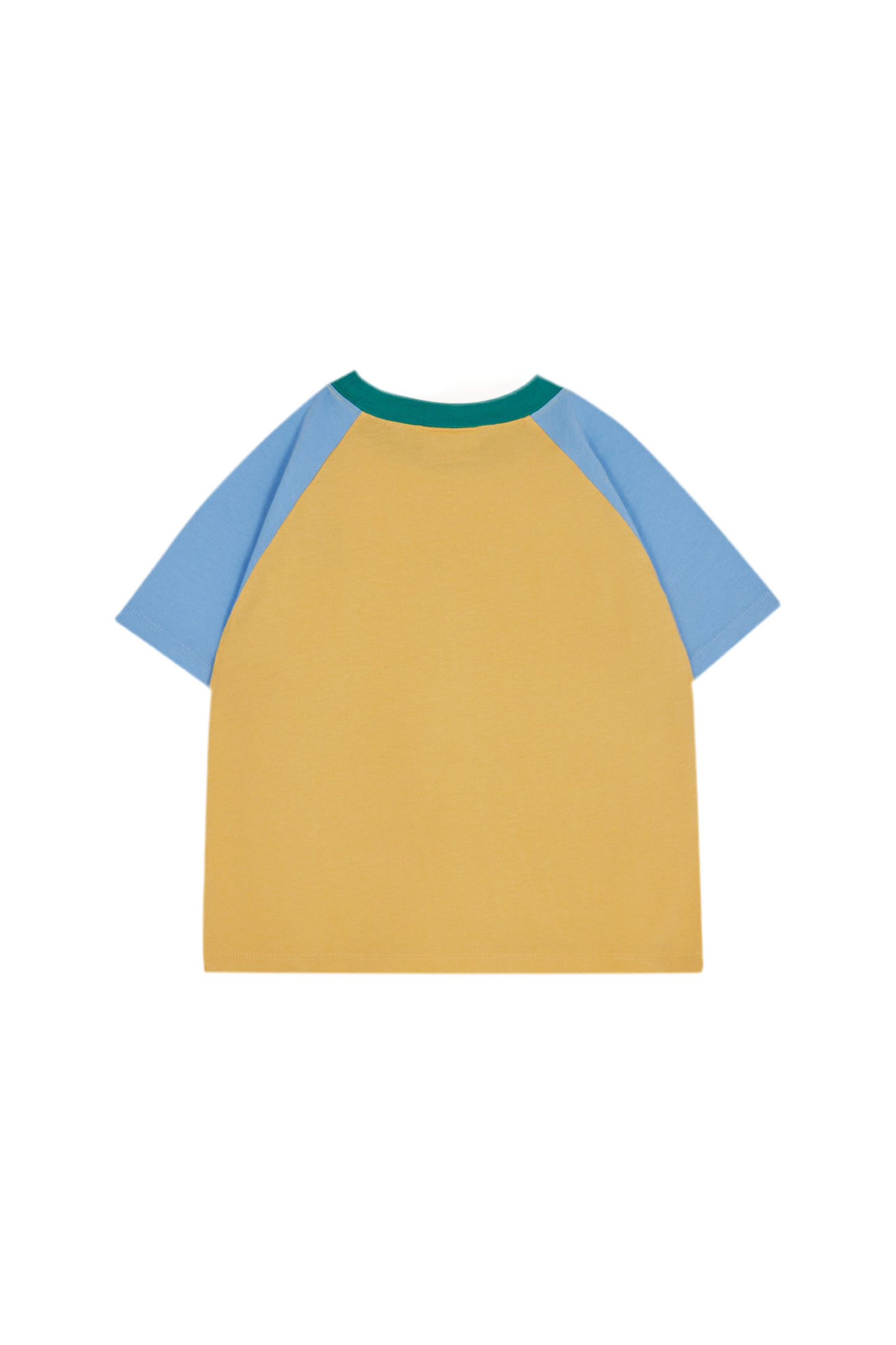 COLOR BLOCK YELLOW KIDS TSHIRT