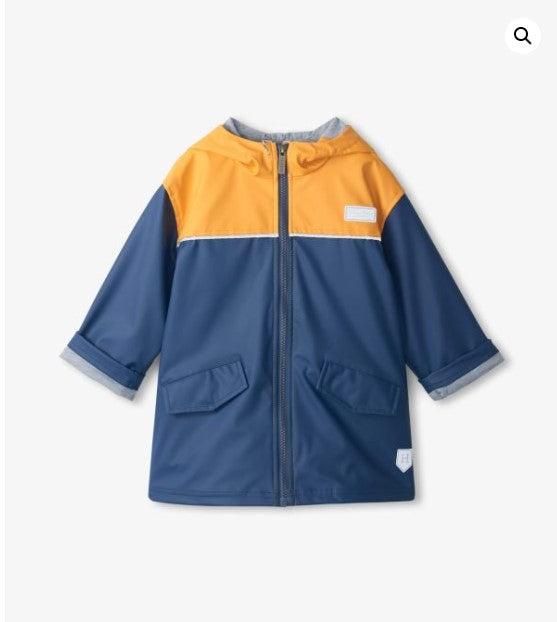 Chaqueta impermeable Yellow and navy