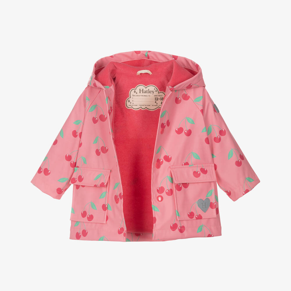 Chaqueta impermeable cerezas