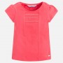 Camiseta niña m/c basica color Petunia
