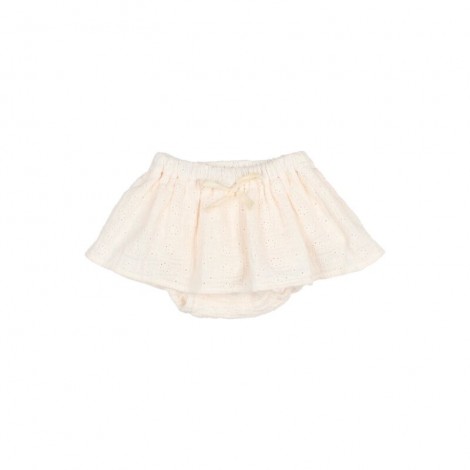 Culotte-falda bebé bordado en TALC
