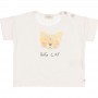 Camiseta bebé BIG CAT M/C en TALC