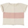 Camiseta bebé tricot AXEL manga corta ROSE