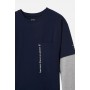 Camiseta niño DUGONG azul marino ECOALF