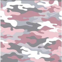 Mascarilla higiénica textil camuflaje rosa