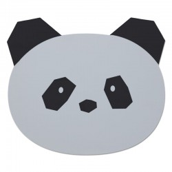 Mantel bebé individual Aura Panda dumbo grey