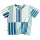 Camiseta infantil M/C BASIC SEA WAVES rayas azules