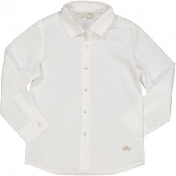 Camisa niño vestir blanca manga larga TRYBEYOND
