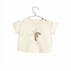 Camiseta bebé Punto Flamé en FIBER