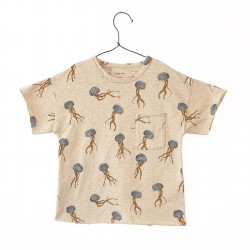 Camiseta infantil Flamé medusas en CROCHET