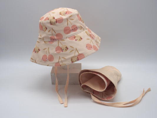 Gorro baño reversible cerezas
