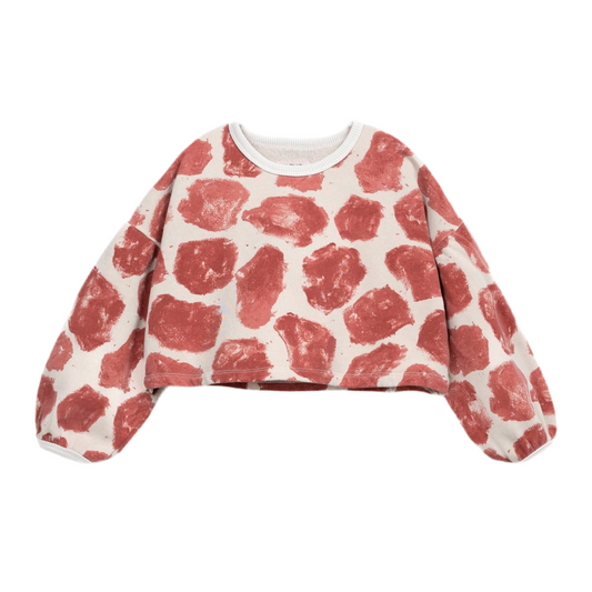 Sudadera manchas de girafa