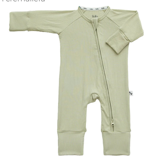 Pijama bambú largo Olive