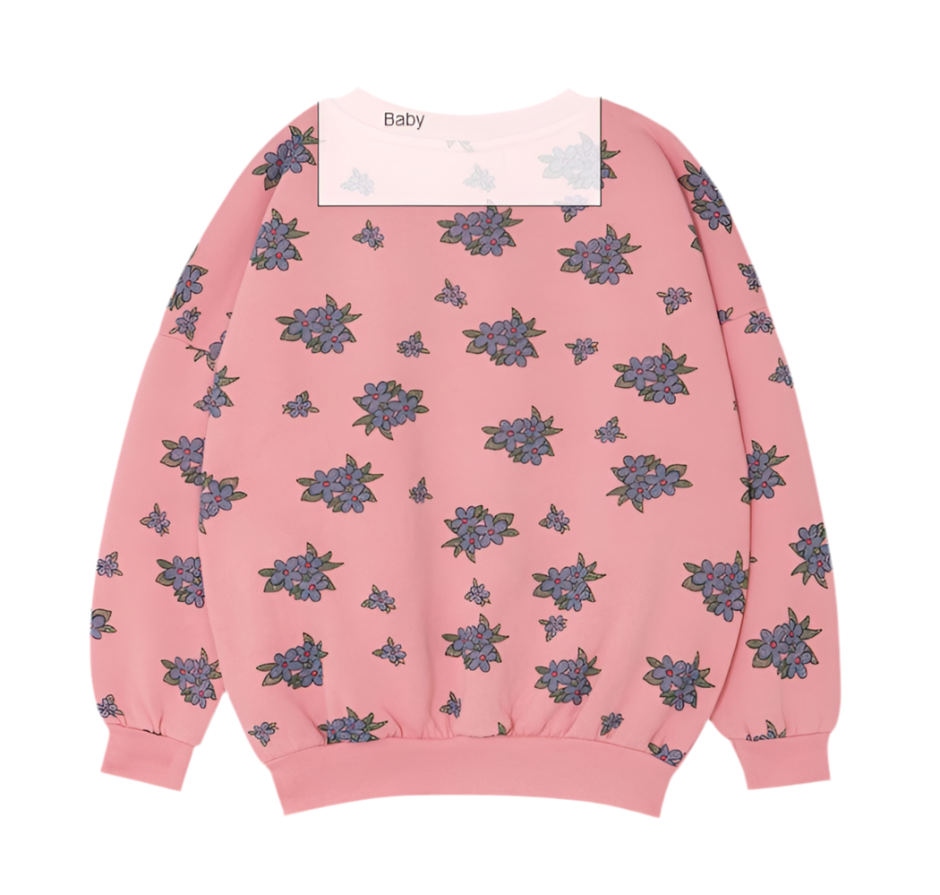 Sudadera flores