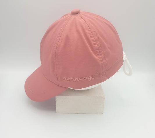 Gorra solar protección frambuesa