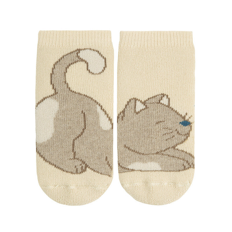 Calcetines antideslizantes gato