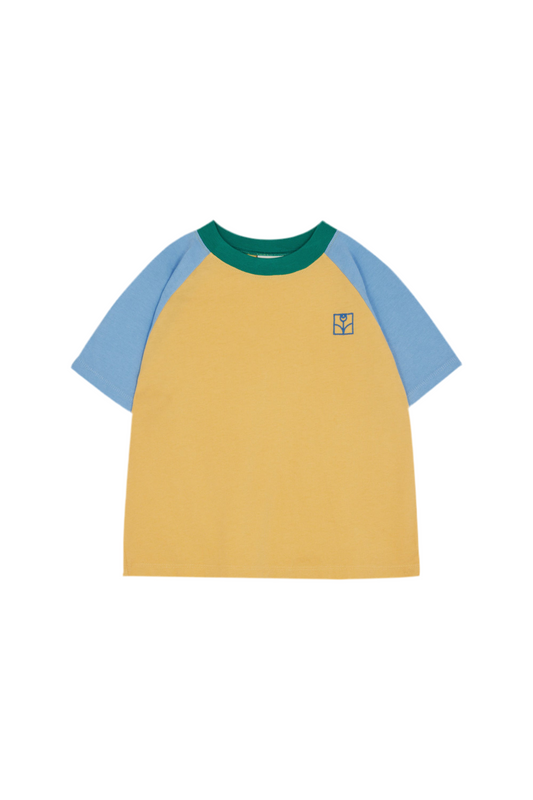 COLOR BLOCK YELLOW KIDS TSHIRT