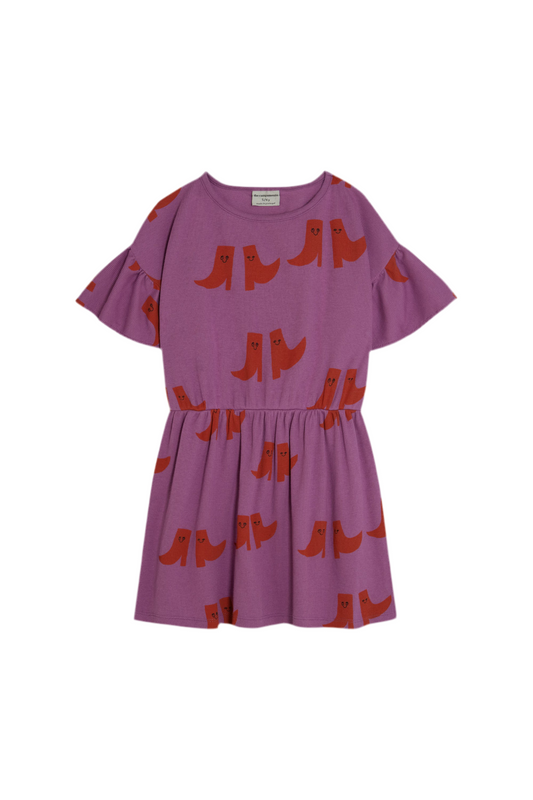 HAPPY BOOTS ALLOVER KIDS DRESS