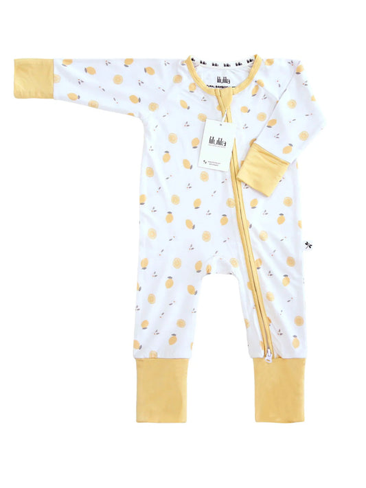 Pijama entero Lemons Bamboo Zippy Romper