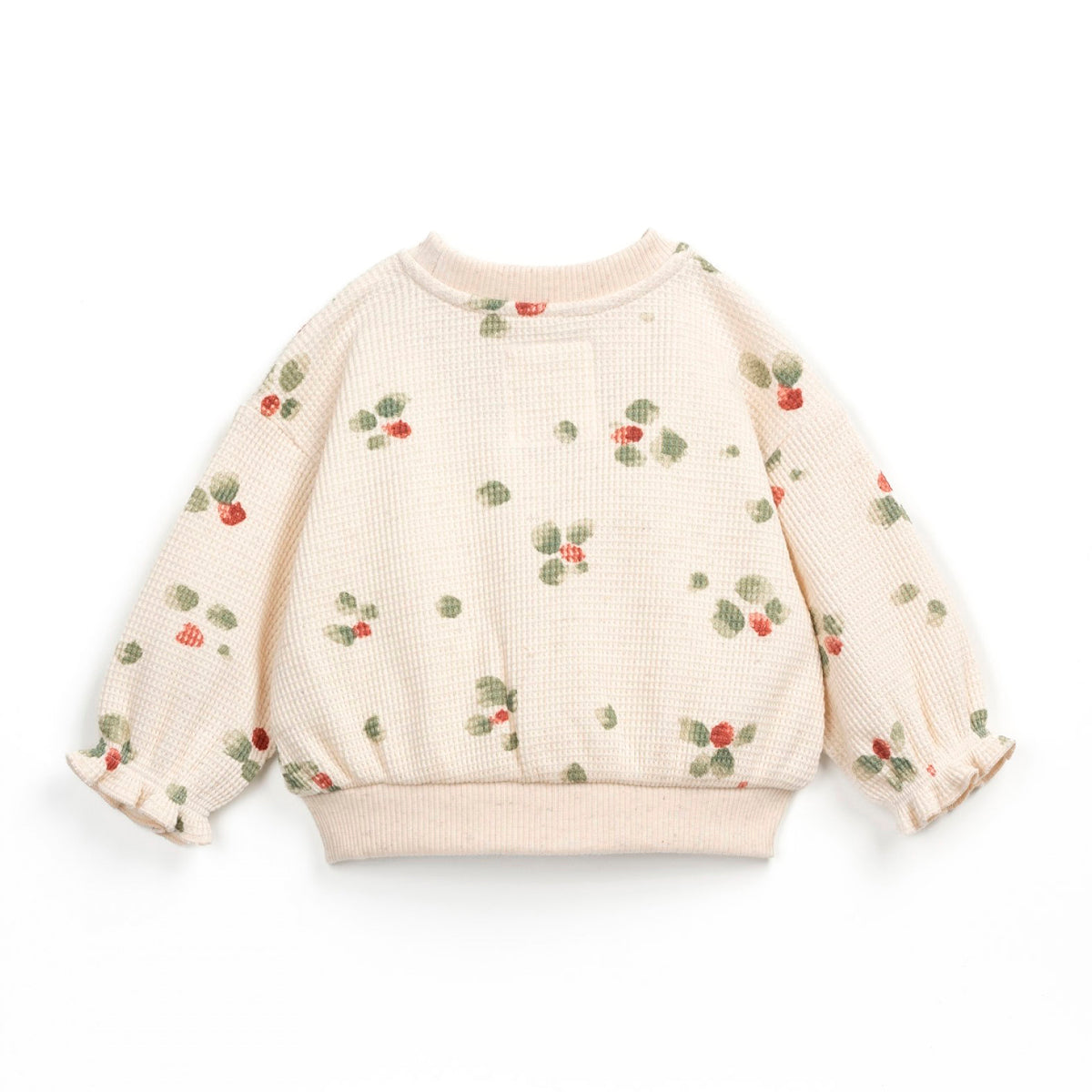 Sudadera estampado mancha de flores